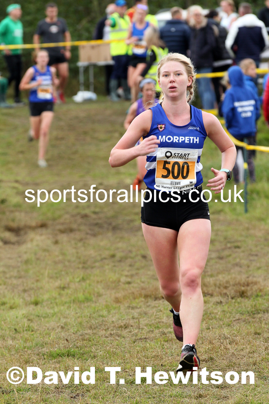 Senior womens 2021 North Eastern Harrier League, Druridge Bay. Photo: David T. Hewitson/Sports for All Pics